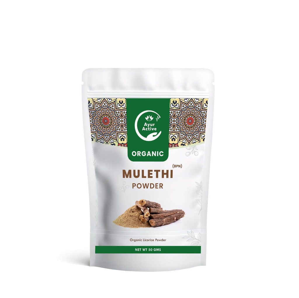Ayurvedic Mulethi (Licorice Root) Powder,50 Gram