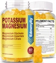 Potassi Magnesi suplementari Gànsia per a adults d'alta Absassini Gluconete 99mmnes Magnesi Cirata 250mmg amb xamina B612 Implementació d' ànims, energia, lent relaxació, Bone de salut, Sugar Lliure