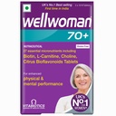 WELLWOMAN 70+ Multivitamins For Women Over Age 70 With Biotin,Isoflavones,Zinc,Vitamind To Support Physical & Mental Health,Improve Cognitive Function & Energy Levels Vegetarian,1 count,30 capsules
