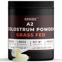 A2 Colostrum Powder 40%+ IgG | Grass Fed | Supports Gut Health, Immunity, Skin & Hair, Muscle Recovery | Unflavoured Concentrated Colostrum Powder 100g (50 Servings)