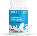 Melkeaid Lactase Enzyme Chewable Tabletter for Laktose Intolerance Relief | forhindrer gass, blooting & diarrea | Fastvirkende Dairy Digestive Supplement (120 tabletter, Mint)