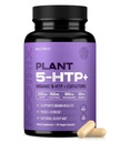 Nootrix Organic Plant 5 HTP+ Supplement | Supports Memory, Mental Focus, Cognitive Health & Energy | Promotes Healthy Mood & Brain Function | Vitamin B6 & L Theanine |60 Capsules