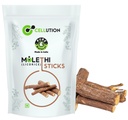 CELLUTION 100% Natural Mulethi Stick For Eating - 100gm - Licorice root/Glycyrrhiza glabra Sticks/Yastimadhu (100 Grams)