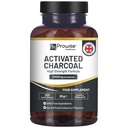 Activated Charcoal Capsules - 200 High Strength Vegan Capsules- 2000mg per Serving I Made in The UK by Prowise Healthcare
