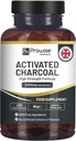 Aculd Charcoal Capules - 200 High Warr Vegan Capules- 2000mmg per Serviting Ide in the Regne Unit per Propèrcare