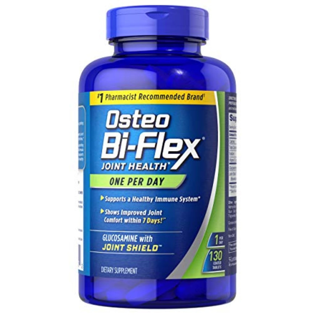 Osteo Bi-Flex One Per Day Vitamin D Supplement, Improve Joint Function, Support Bone and Immune Health, 130 Coated Tablets