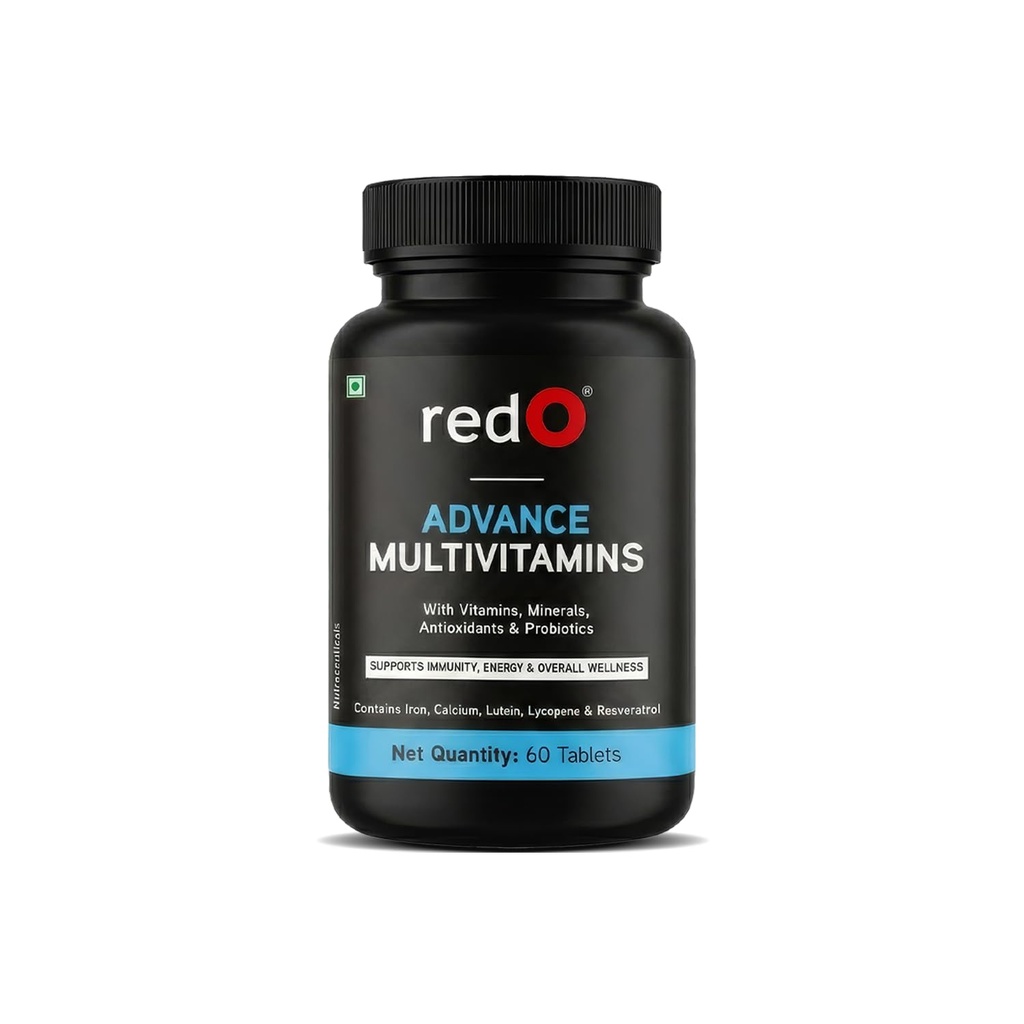 redO Advanced Multivitamin Energy Wellness Blend 60 Tablets