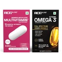 Ace Blend Vegan Omega 3 & Multivitamin for Women Combo