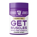 Dennis James Signature Series Get Muscles | Dope-Free Formula | 120 Tablets - Premium Muscle Support for Athletes and Fitness Enthusiasts