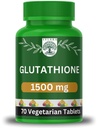 SYLARA 1500 mg Glutathione Tablets For Skin Whitening - 70 Tablets Capsules Supplements with Vitamin C with Biotin, Vegetarian Collagen for Skin Glow