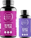 Glad sunn Hippie Gå med Flow Menopause Support & Gå med Flow Hormon Balance for kvinner (180ct)