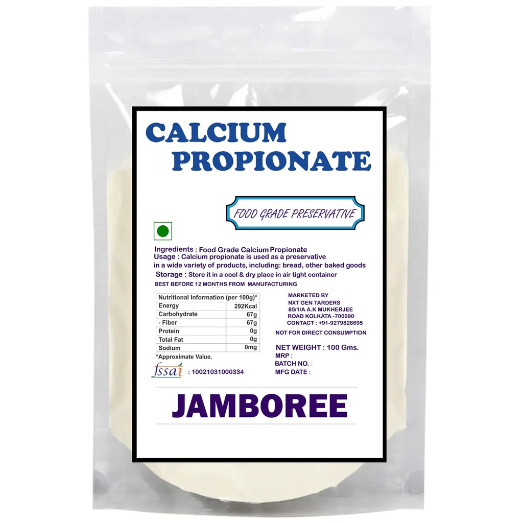 Jamboree Calcium propionate Powder to Prevent Growth of Fungi Yeast & Mold 100g