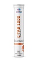 C TAB 1000 Vitamin C Effervescent Tablets, Amla Extract + Zinc for Daily Immunity | Helps to boost & Strengthens Collagen for Healthy Skin, Hair & Nails - Orange 15 count (Pack of 1)