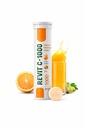 Medrex Vitamin C 1000mg Effervescent Tablets | With Zinc & Amla Extract | Orange Flavour | Supports Immunity, Skin Health & Energy | High Strength Vitamin C Supplement | 20 Effervescent Tablets