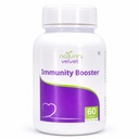 nature's velvet Immunity Booster with Vitamin C, Vitamin D3 and Zinc for Strong Defence against Bacterial and Viral Infections - 60 Tablets Pack of 1