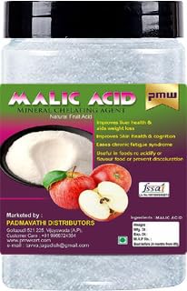 Pmw - Jar Pack - Malic Acid Powder - Food Grade - C4H605 - (Source - Apple) Non Gmo (500 g)