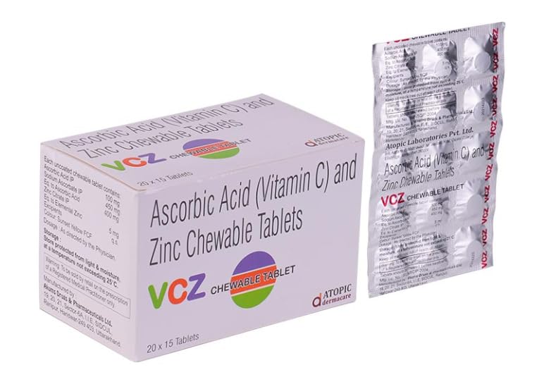 VCZ CHEWABLE TABLET STRIP OF 15 TABLET