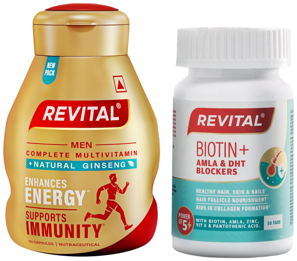 Revital Man's 60 capsules + Revital Biotin 50 tablets