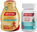Revital Man's 60 capsules + Revital Biotin 50 tablets