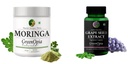 Moringa-oleifera-powder, Grape-seed-extract-60-vegetarian-capsules Combo | Convenient Nutrition & Wellness Routine | Multi-Product Pack