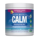 NATURAL VITALITY Raspberry Lemon Calm Magnesium Drink Mix, 8 OZ