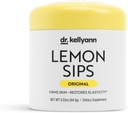 Dr. Kellyann Lemon Sips, Citrus Drink Mix (21 Servings) Rehidrat, Detox, Revitalize, Sugar Free, Fat Free, Non OMG, Hydrates and Firms Skin (Lemon)
