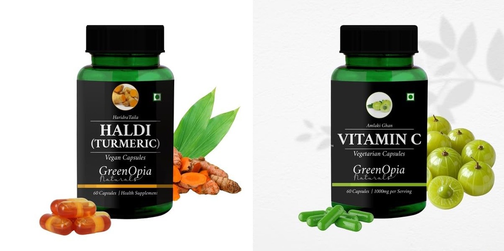 Haldi Oil Vitamin C Wellness Daily Vitality |60 CAPSULES