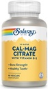 SOLAרי Cal-Mag Citrate w/D 2:1 | 90 VegCaps