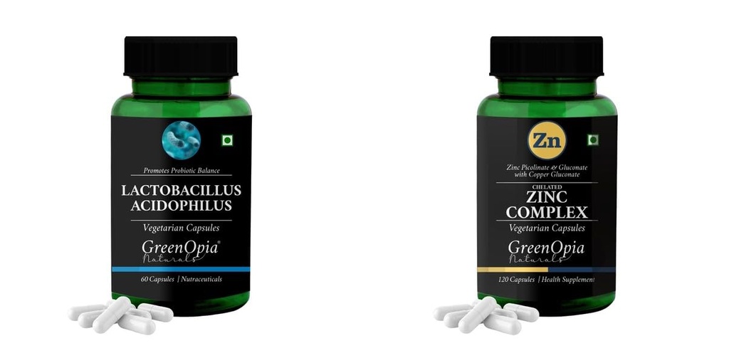 Lactobacillus Zinc Complex Wellness Daily Vitality |60 CAPSULES