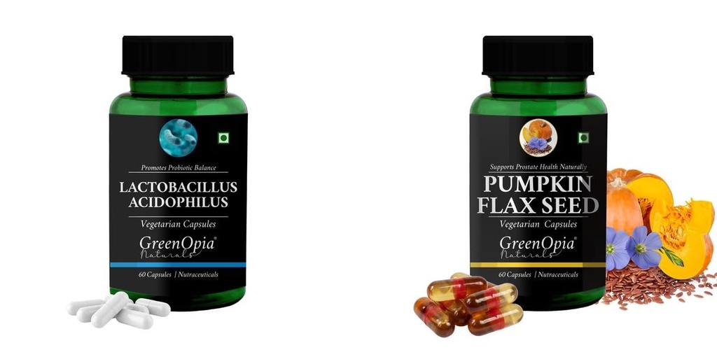 Lactobacillus Pumpkin Oil Wellness Daily Vitality |60 CAPSULES
