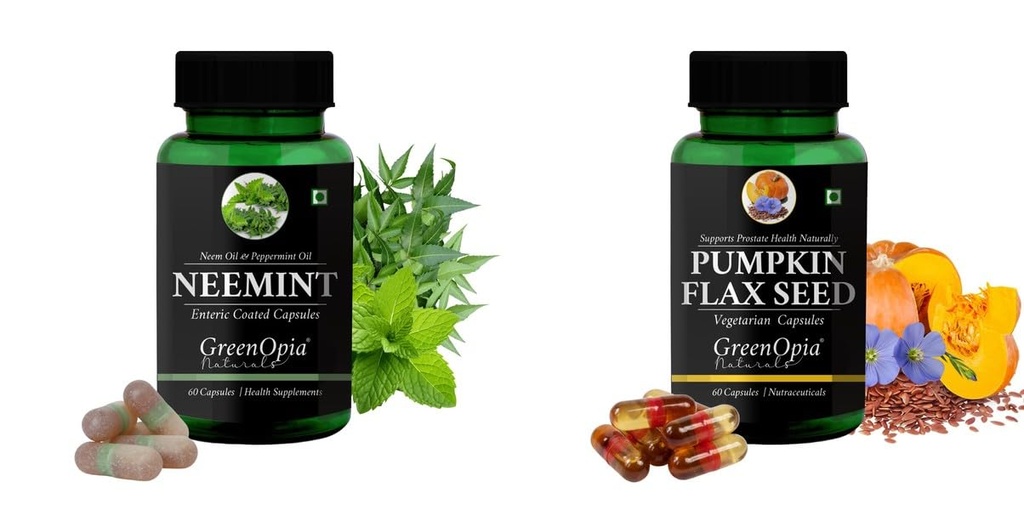 Neemint Oil Pumpkin Wellness Daily Vitality |60 CAPSULES