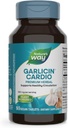 Nature 's Way Garlicin Cardio Premium Herbal Egészséges keringési támogatás * 350 mg / 90 tabletta