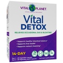 Vital Planet - Vital Detox with Milk Thistle, Quercetin, Alpha Lipoic Acid, Choline, and Herbs, for Occasional Gas and Bloating, Supports Healthy Intestinal Balance, 2-Part 14 Day Kit, 56 Capsules