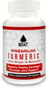 Premium Turmeric, Glucosamine, Ginger, Chondroitin Sulfat, Boswellia Extract, MSM, Bioperine, Quercetin & L-Meth - 60 Kapseln