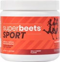 SuperBeets Sport Endurance Порошок тренування, Нітричного Оксиду добавки, Сертифікований NSF, Стимулятор і кофеїн Безкоштовно, Виготовлений з яловичим коренем, Дика вишня, 20 Сервінги