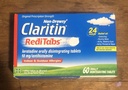 Claritin RediTabs 24 ore Medicina allergia, Rilievo allergia non sonnolenta, Tablet antistamina di Loratadine, 60 conte