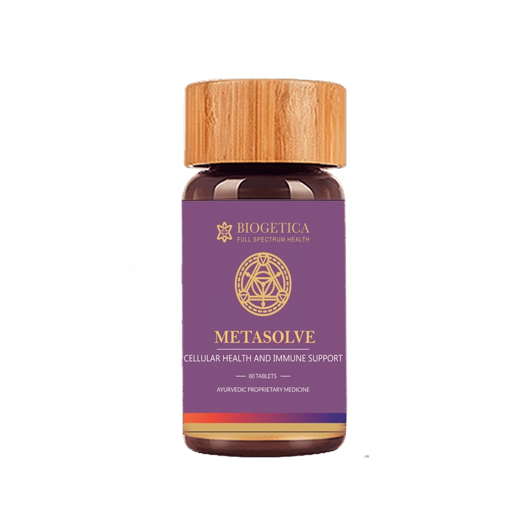 Metasolve Cellular Health and Immune Support, Ayurvedic Supplement, 80 Tablets