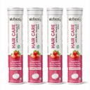 Hair Care Effervescent Tablets, Strawberry Flavour, pac-4