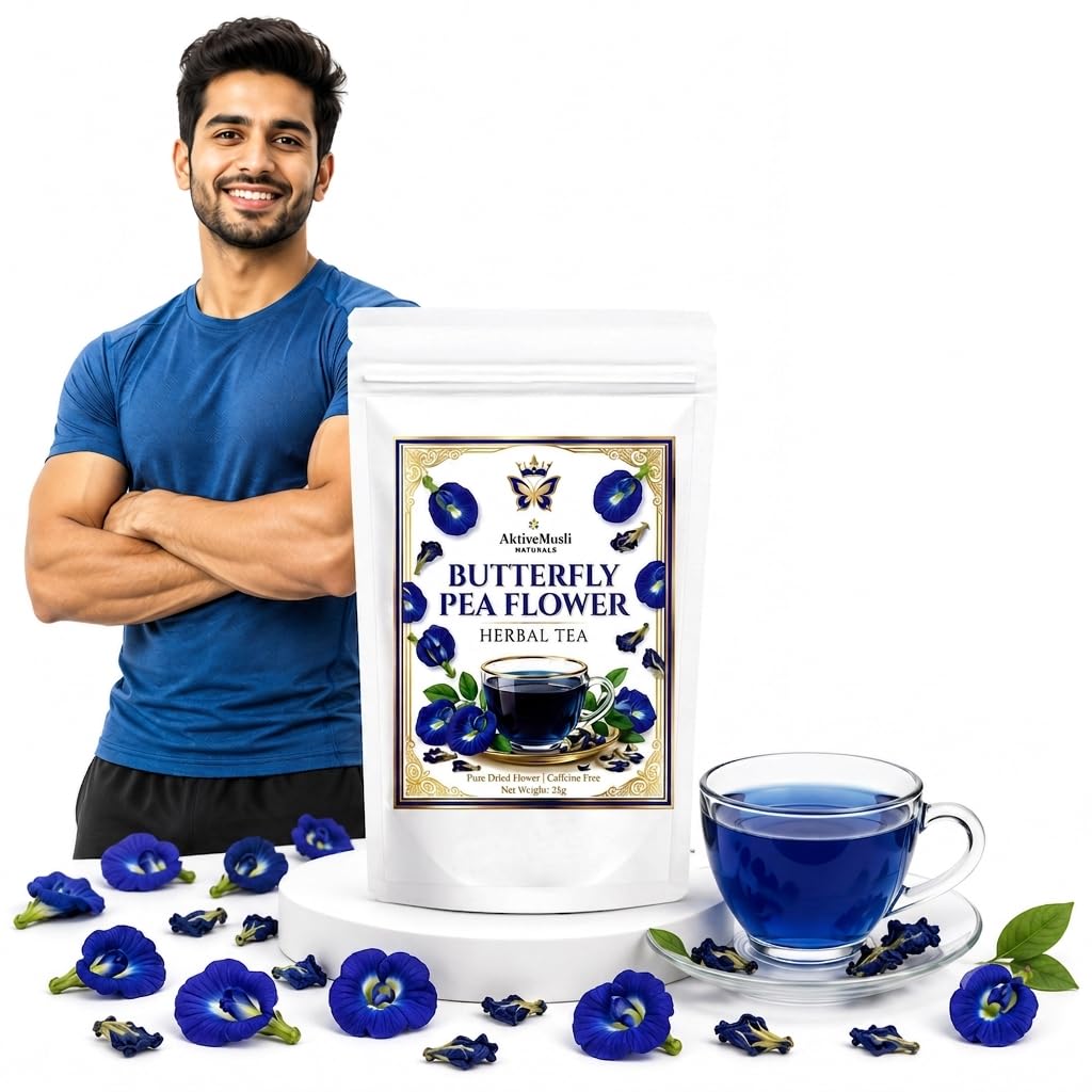 Butterfly pea Tea For Healthy Hair & Skin - Vitamin-C Rich Herbal Tea