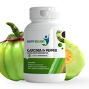 Garcinia & Pepper Extract 750 mg - Natural Fat Burner Pack of 60 Tablets