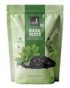 Natural Craving Basil Seeds 400g | Organic Sabja Seeds | Tukmaria for Eating | High in Omega-3, Fiber & Plant Protein | Gluten-Free Superfood for Digestion, Hydration & Weight Management