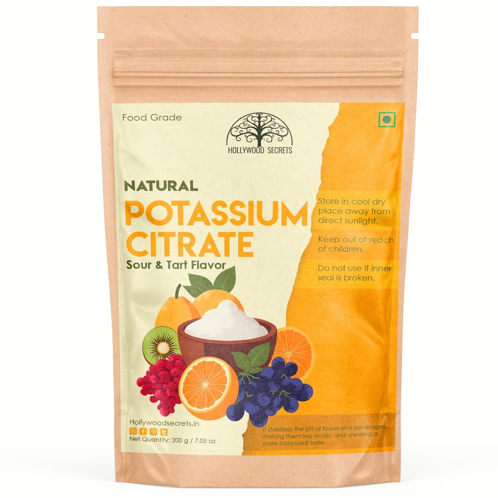 Hollywood Potassium Citrate Powder 200 Gms