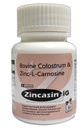 Zincasin -iG (LeeWell) Zinc L Carnosine Complex with Bovine Colostrum 500mg Intestinal Permeability Support, Stomach Lining, Immunity Booster, Digestive Tract & Leaky Gut- 30 Vegetarian Capsules