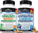 BioSchwartz Respiratory &quot; Immune Lung Support supplement with Quercetin (1 Month Supply) Plus 17 in 1 Immune Support supplement with Antioxidants (1 Month Supply)