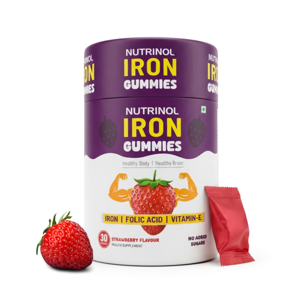 Knoll Healthcare Nutrinol Iron Gummies, 30 Gummies