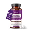 Magnesium Glycinate 308 mg, 60 Capsules | Supports Better Sleep Quality & Muscle Recovery | Trustified Certified