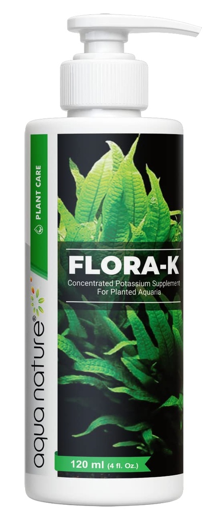 AquaNature® Flora-K Concentrated Potassium Supplement for Freshwater Planted Aquaria (120 Ml)