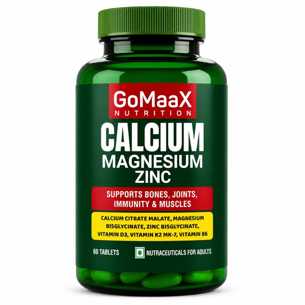 High Absorption Calcium Magnesium Zinc, 60 Veg. Tablets