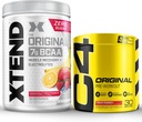Cellucor 전 운동 & BCAA 뭉치, C4 본래 전 운동 분말, 과일 펀치, 30의 서빙 + XTEND BCAA 분말, Knockout 과일 펀치, 30의 서빙