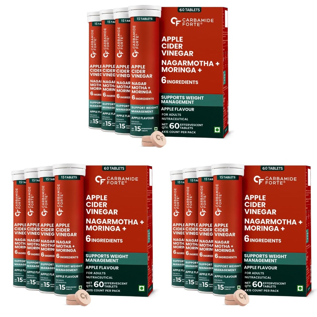 Carbamide Forte ACV Effervescent 15 Tablets - Pack of 12